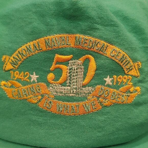 Vintage National Naval Medical Center Bethesda 50th Anniversary Snap Back Cap - Picture 5 of 10